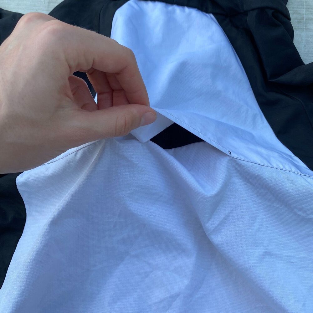 Jordan Jumpman Black White Windbreaker Retro Streetwear Jacket - Picture 8 of 8